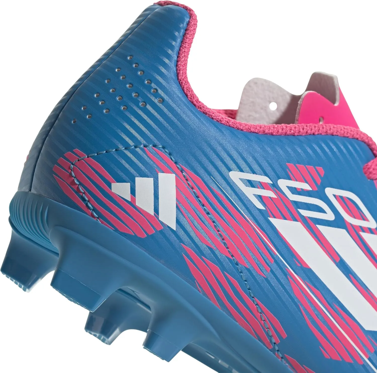 adidas F50 Club Youth Firm Ground Soccer Shoes - Comfortable Fit with Textured Synthetic Upper and Versatile Outsole