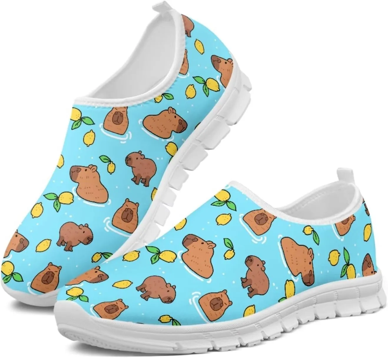 Animal Print Running Shoes for Women Outdoor Slip-On Sneakers Casual Loafers Mesh Gym Sports Shoes Daily Shoe