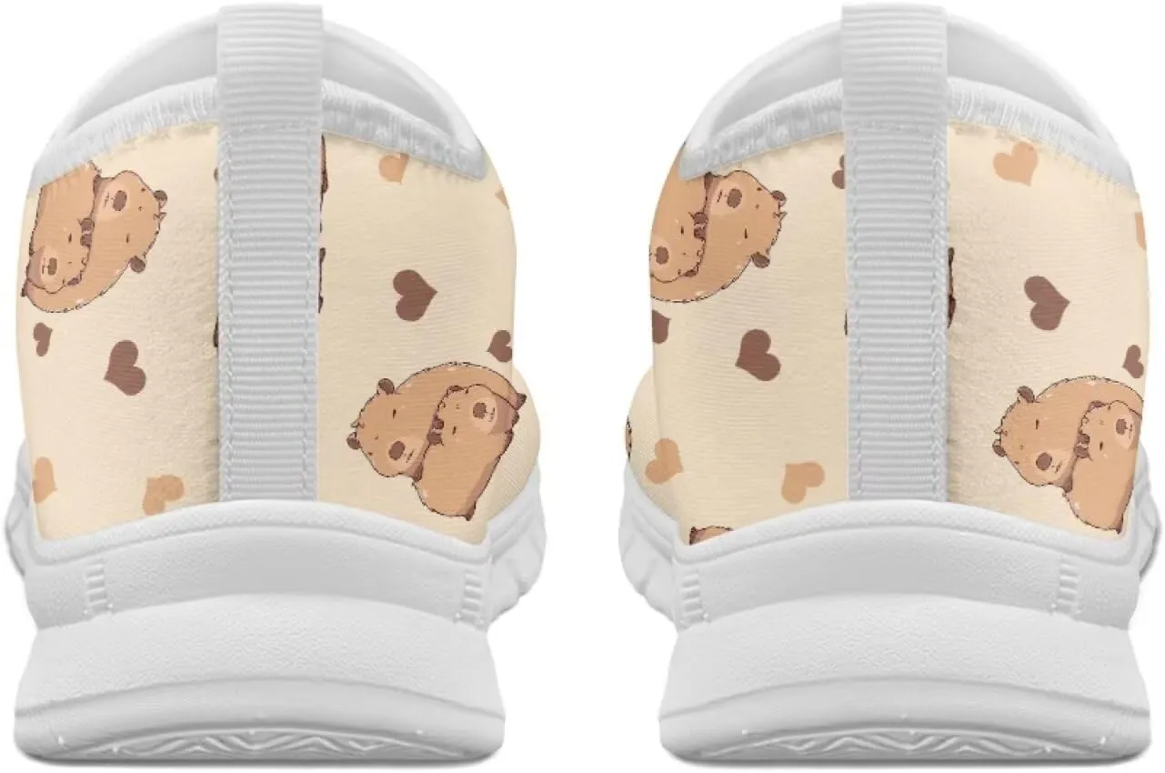 Animal Print Running Shoes for Women Outdoor Slip-On Sneakers Casual Loafers Mesh Gym Sports Shoes Daily Shoe
