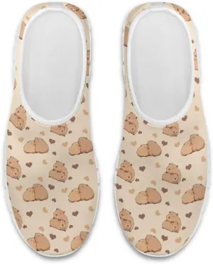 Animal Print Running Shoes for Women Outdoor Slip-On Sneakers Casual Loafers Mesh Gym Sports Shoes Daily Shoe