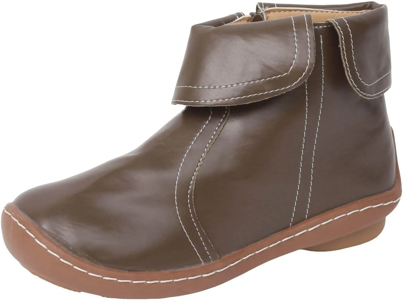 Ankle Boots for Women Fall Boots Women Round Toe Comfortable Side Zipper Flat Casual Walking Shoes Women Short Boots