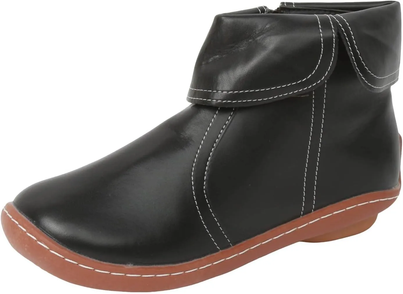 Ankle Boots for Women Fall Boots Women Round Toe Comfortable Side Zipper Flat Casual Walking Shoes Women Short Boots