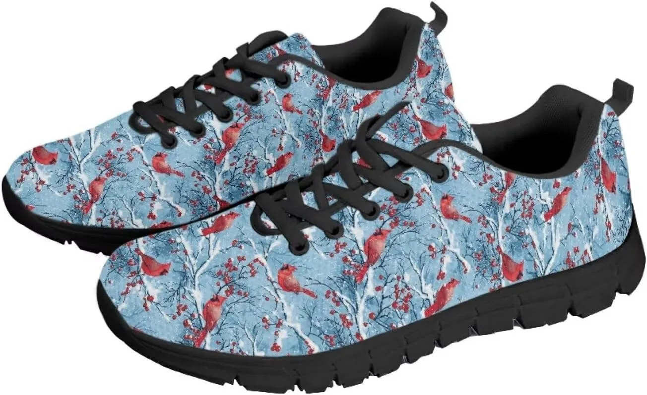 Christmas Sports Shoes for Women Lightweight Non Slip Running Tennis Sneakers Comfort Breathable Casual Walking Shoes US 5-12