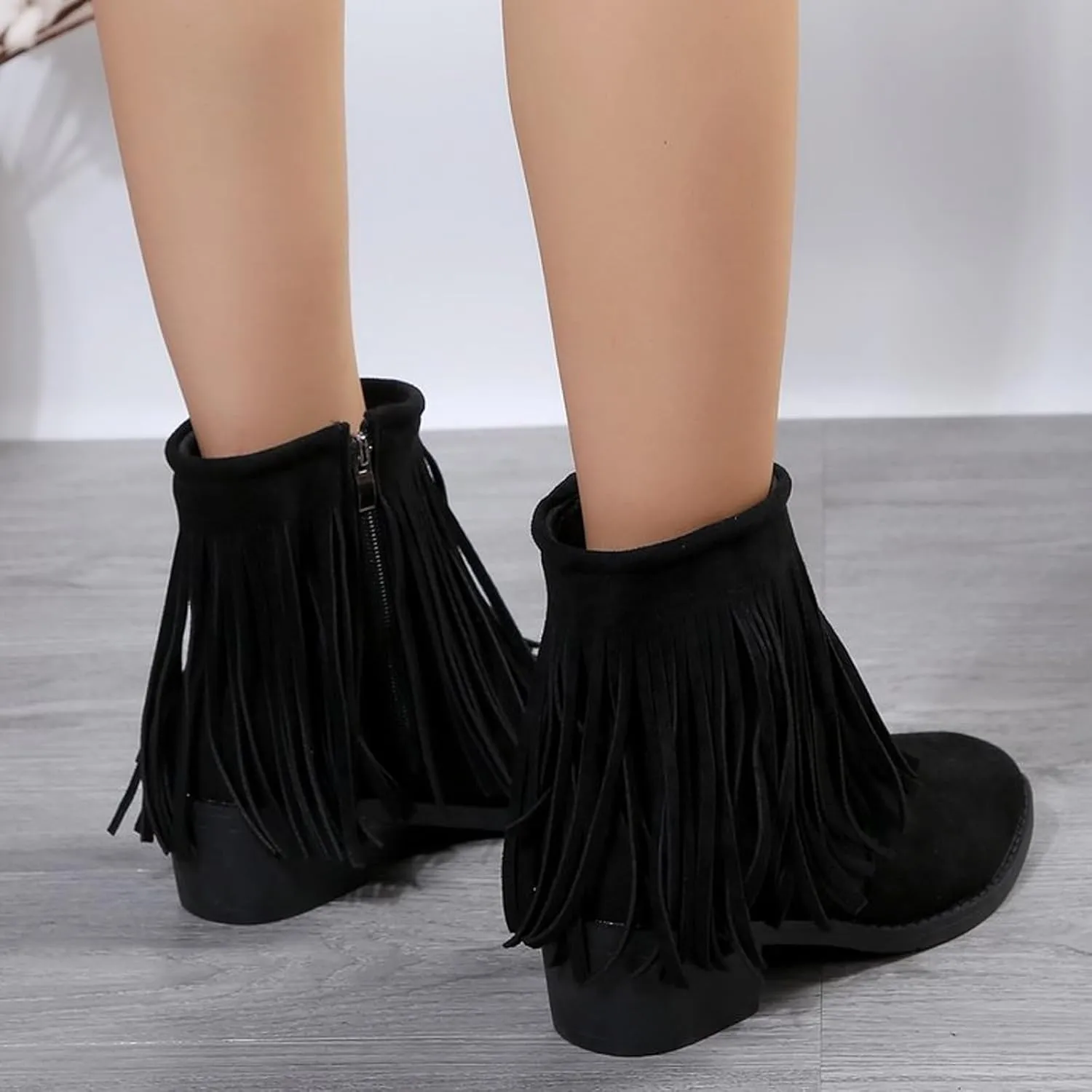 Closed Toe Sandals Women Pointed Toe Closed Toe Suede Wedge Heels Thick Sole Adjustable Buckle Wedge Platform Sandals Slides