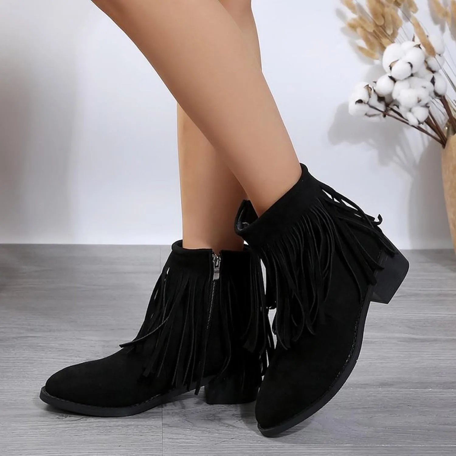 Closed Toe Sandals Women Pointed Toe Closed Toe Suede Wedge Heels Thick Sole Adjustable Buckle Wedge Platform Sandals Slides