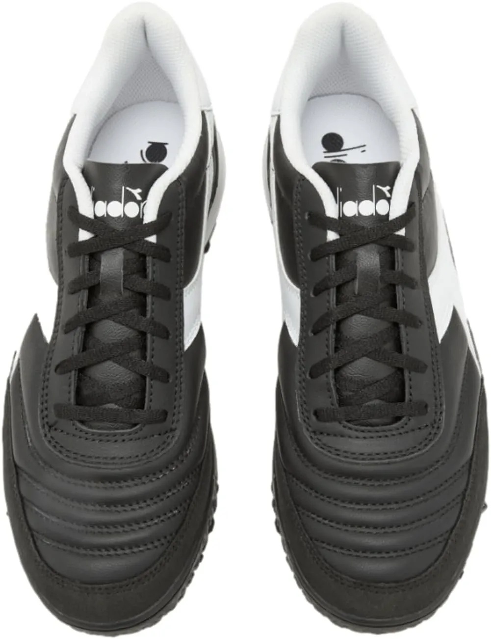Diadora Calcetto LT Turf Soccer Shoes - Full Grain Leather, Enhanced Cushioning, Anti-Wear Rubber, Synthetic Turf, Optimal Traction and Stability