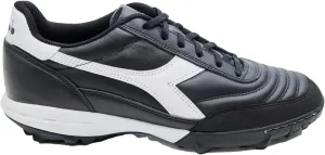 Diadora Calcetto LT Turf Soccer Shoes - Full Grain Leather, Enhanced Cushioning, Anti-Wear Rubber, Synthetic Turf, Optimal Traction and Stability