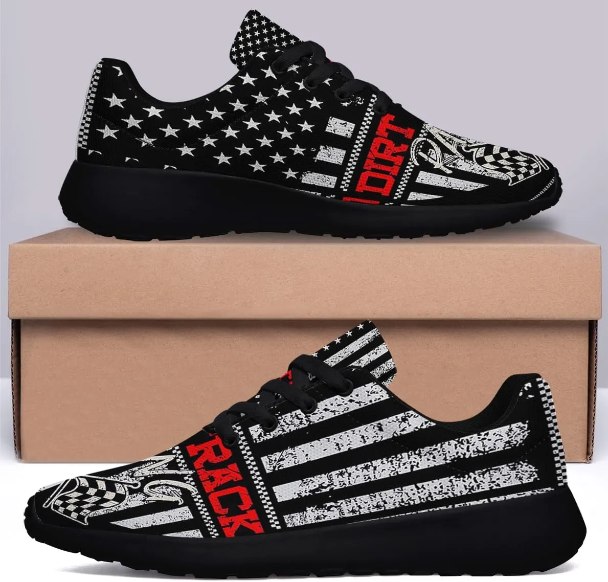 Dirt Track Racing Shoes for Men Women Fashion Sneakers Lightweight Breathable Running Shoes Sport Athletic Tennis Shoes