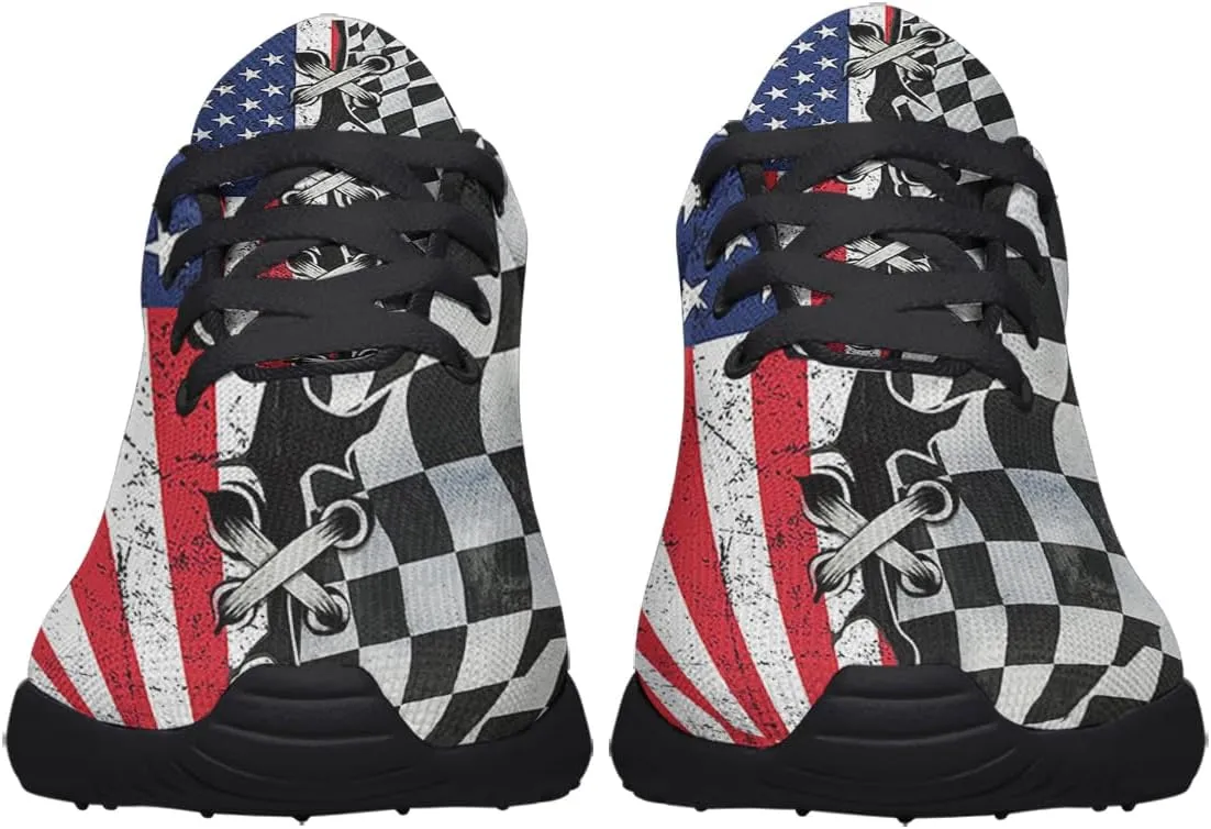 Dirt Track Racing Shoes for Men Women Fashion Sneakers Lightweight Breathable Running Shoes Sport Athletic Tennis Shoes