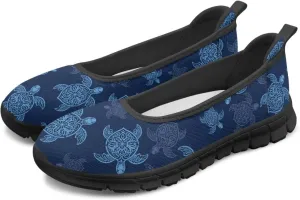 Doojoayie Ladies Tennis Shoes Slip On Flats for Women Casual Everyday Footwear