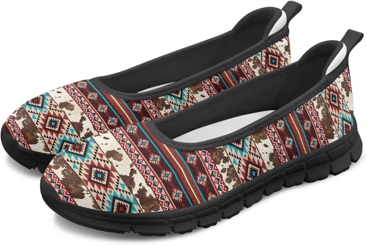 Doojoayie Ladies Tennis Shoes Slip On Flats for Women Casual Everyday Footwear