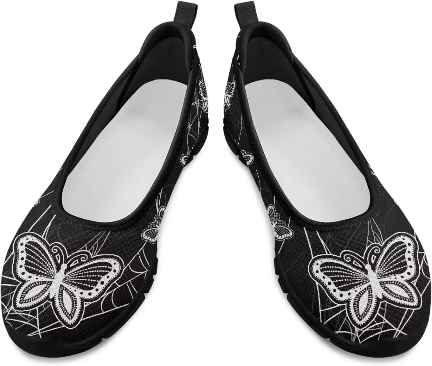 Doojoayie Ladies Tennis Shoes Slip On Flats for Women Casual Everyday Footwear
