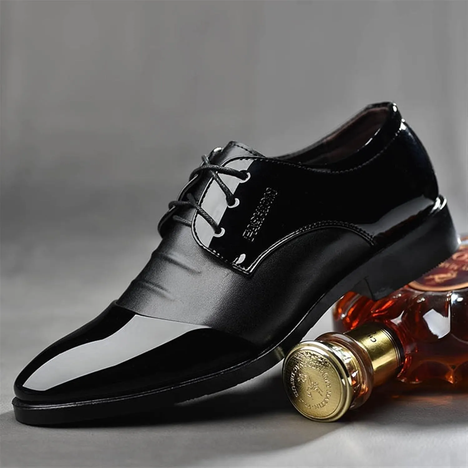 Dress Shoes for Men Men's Leather Casual Loafers Stylish Business Formal Shoes for Weddings and Everyday Wear