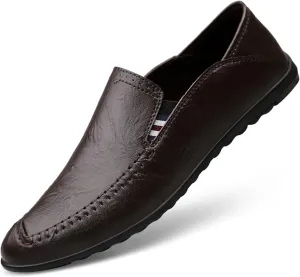 Dress Shoes for Men Men's Leather Loafers Comfortable Driving Shoes for Everyday Wear