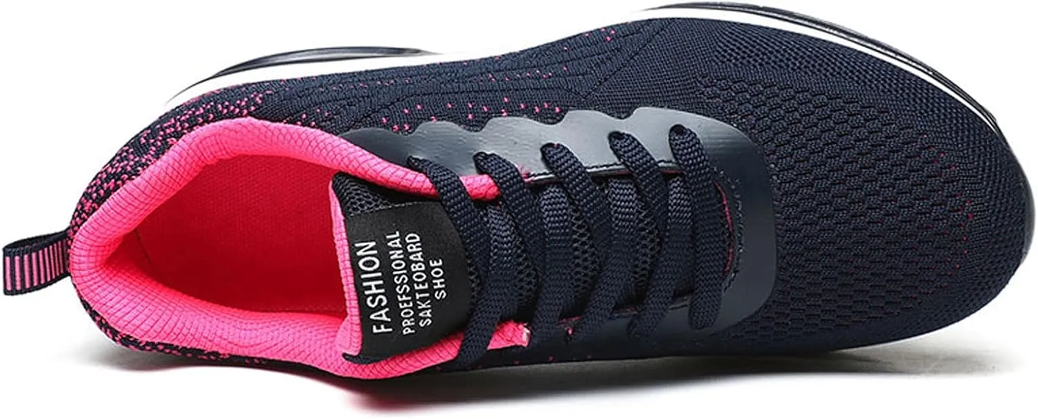 FLIOZY Womens Air Running Shoes Lightweight Walking Shoes Breathable Athletic Tennis Shoes Fashion Gym Sneakers for Girls