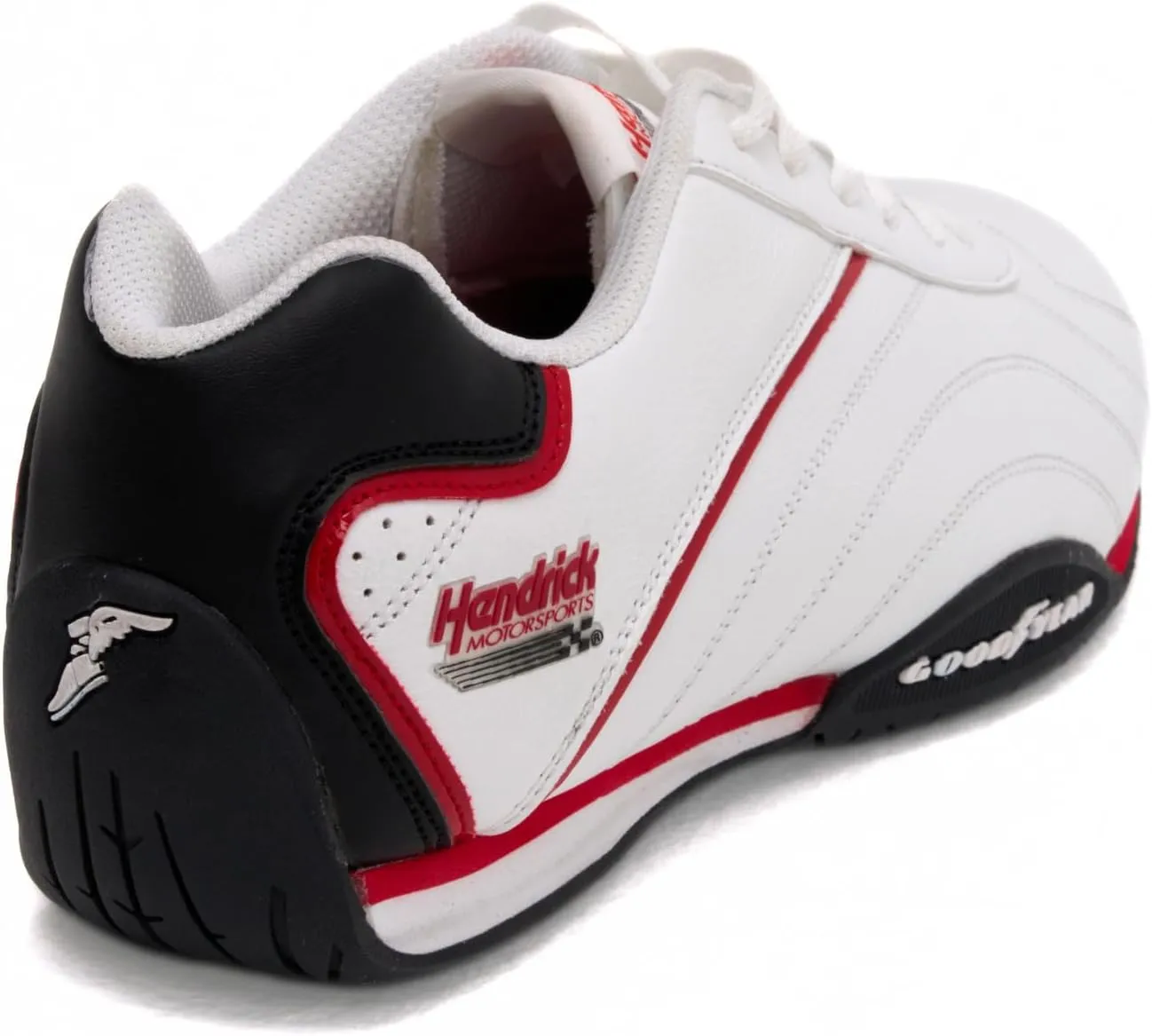 Goodyear Mens Ori Racer Sneakers – Hendrick Motorsports Low-Top Lace Up Performance Sneakers, Leather & Mesh Lining