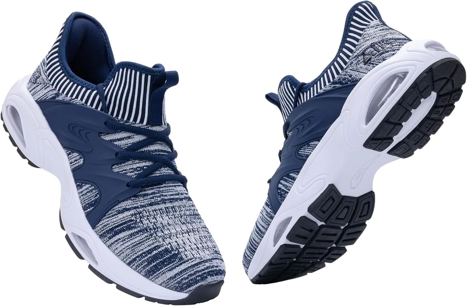 Gyeice Men's Slip-on Walking Shoes | Men's Air Running Shoes | Breathable Comfortable Knit Sneaker US 8-13