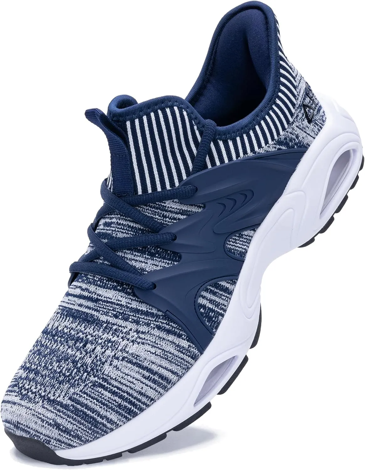 Gyeice Men's Slip-on Walking Shoes | Men's Air Running Shoes | Breathable Comfortable Knit Sneaker US 8-13