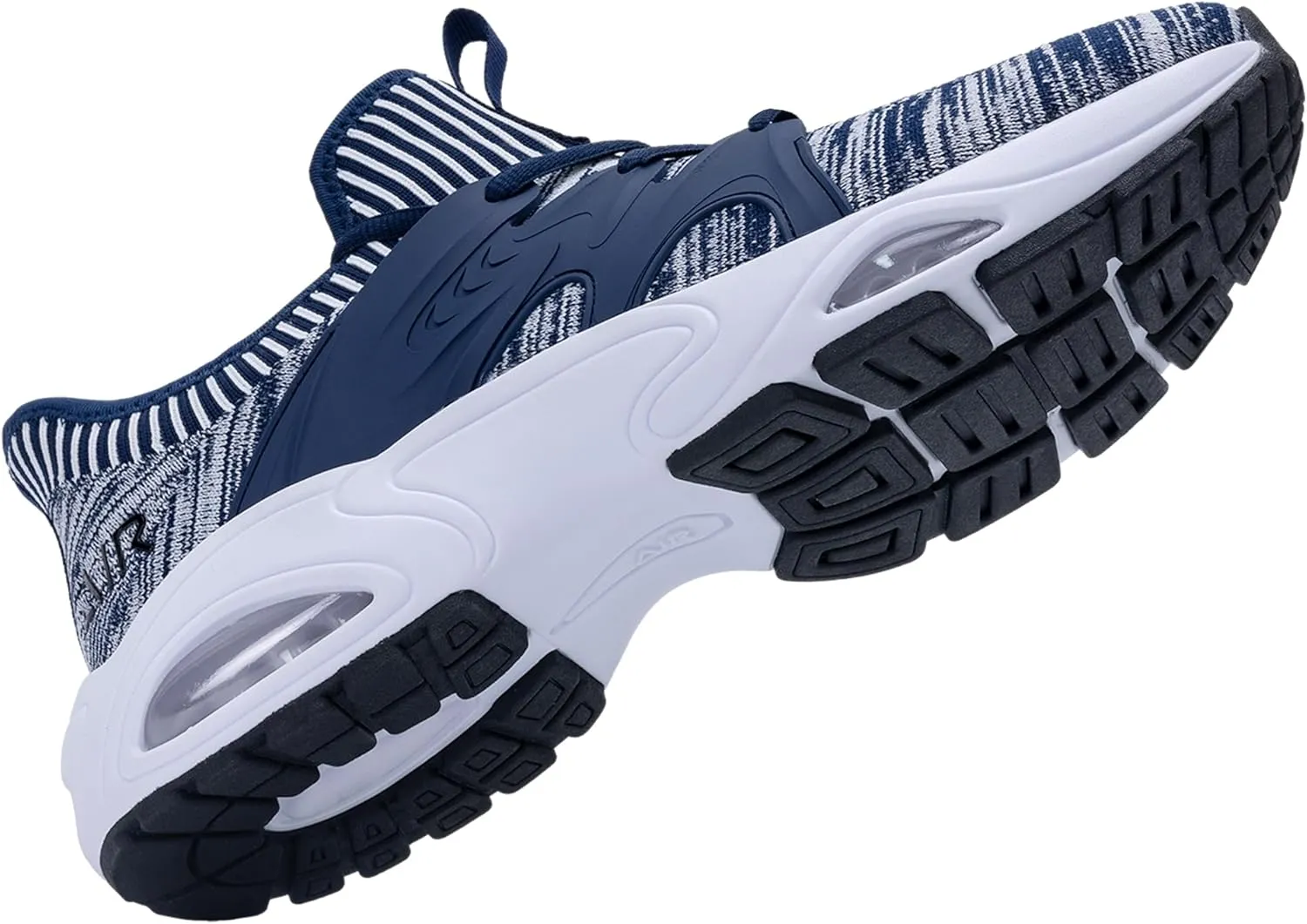 Gyeice Men's Slip-on Walking Shoes | Men's Air Running Shoes | Breathable Comfortable Knit Sneaker US 8-13