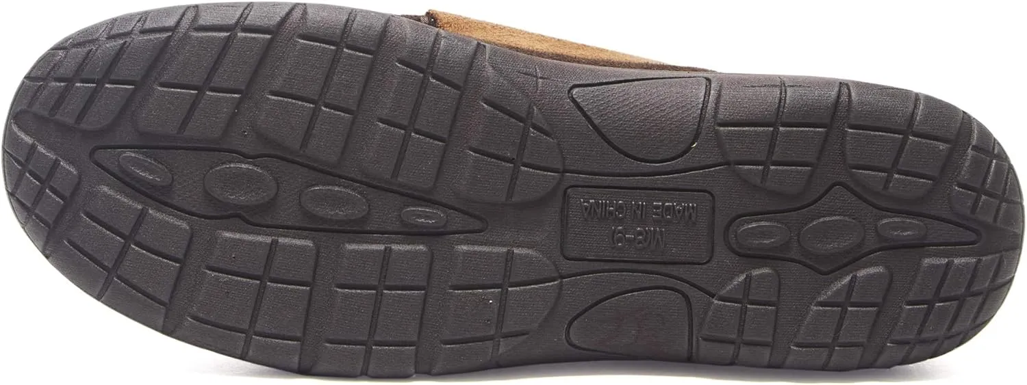 Hanes Men's Textured Moccasin Slipper