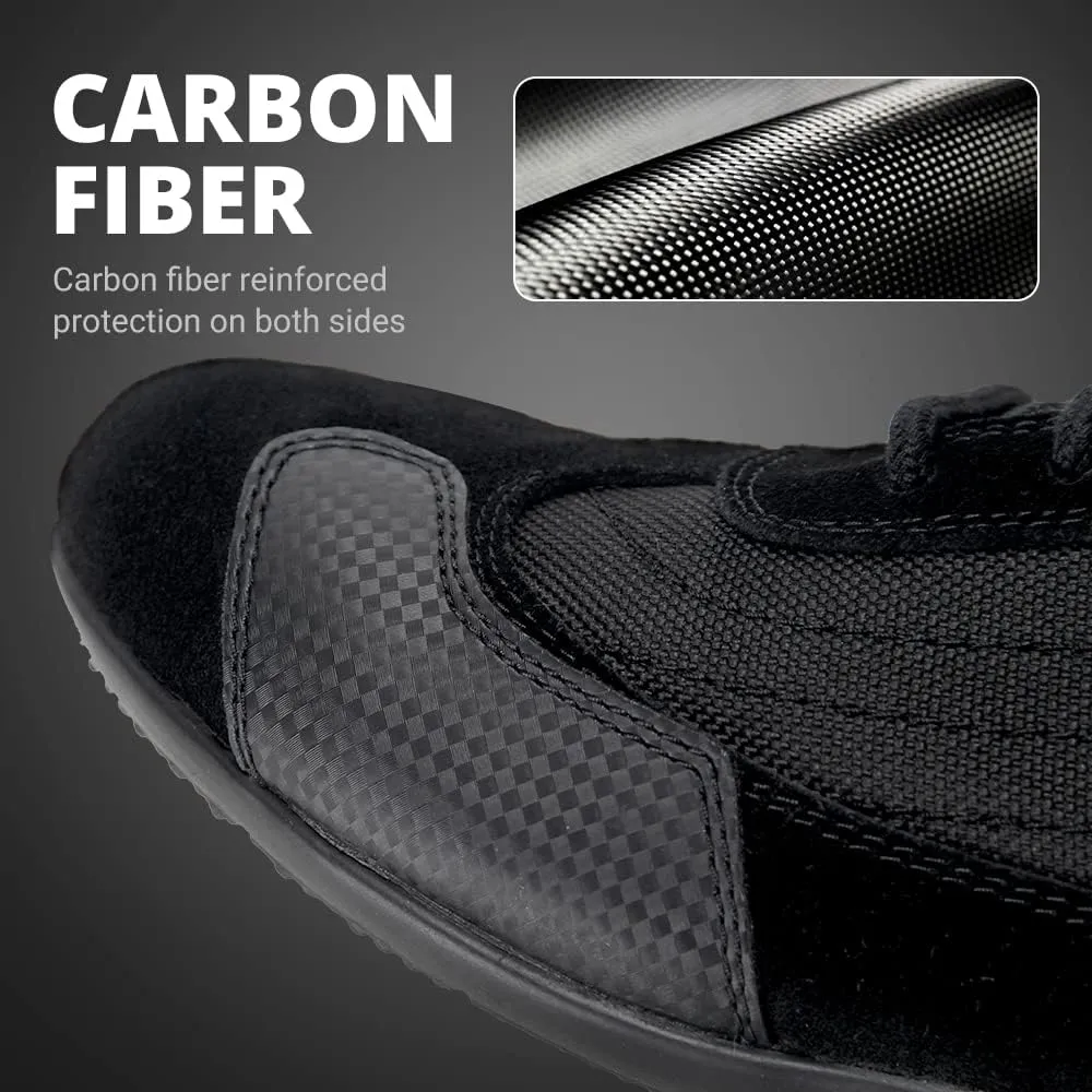 HEROBIKER Motorcycle Combat Boots Racing Hiking Outdoor Work Mid Ankle Shoes for Men