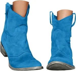 Hiking Boots Women Women's Winter Warm Plus Cotton Thickened Furry Snow Boots Chunky Heels Elegant Short Booties