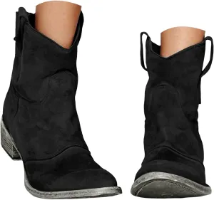 Hiking Boots Women Women's Winter Warm Plus Cotton Thickened Furry Snow Boots Chunky Heels Elegant Short Booties