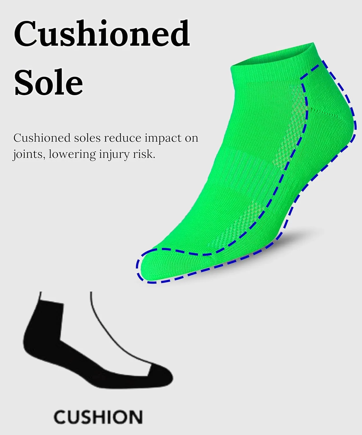 JAMES FIALLO Men's 12-Pairs Performance Low Cut Athletic Sport Socks