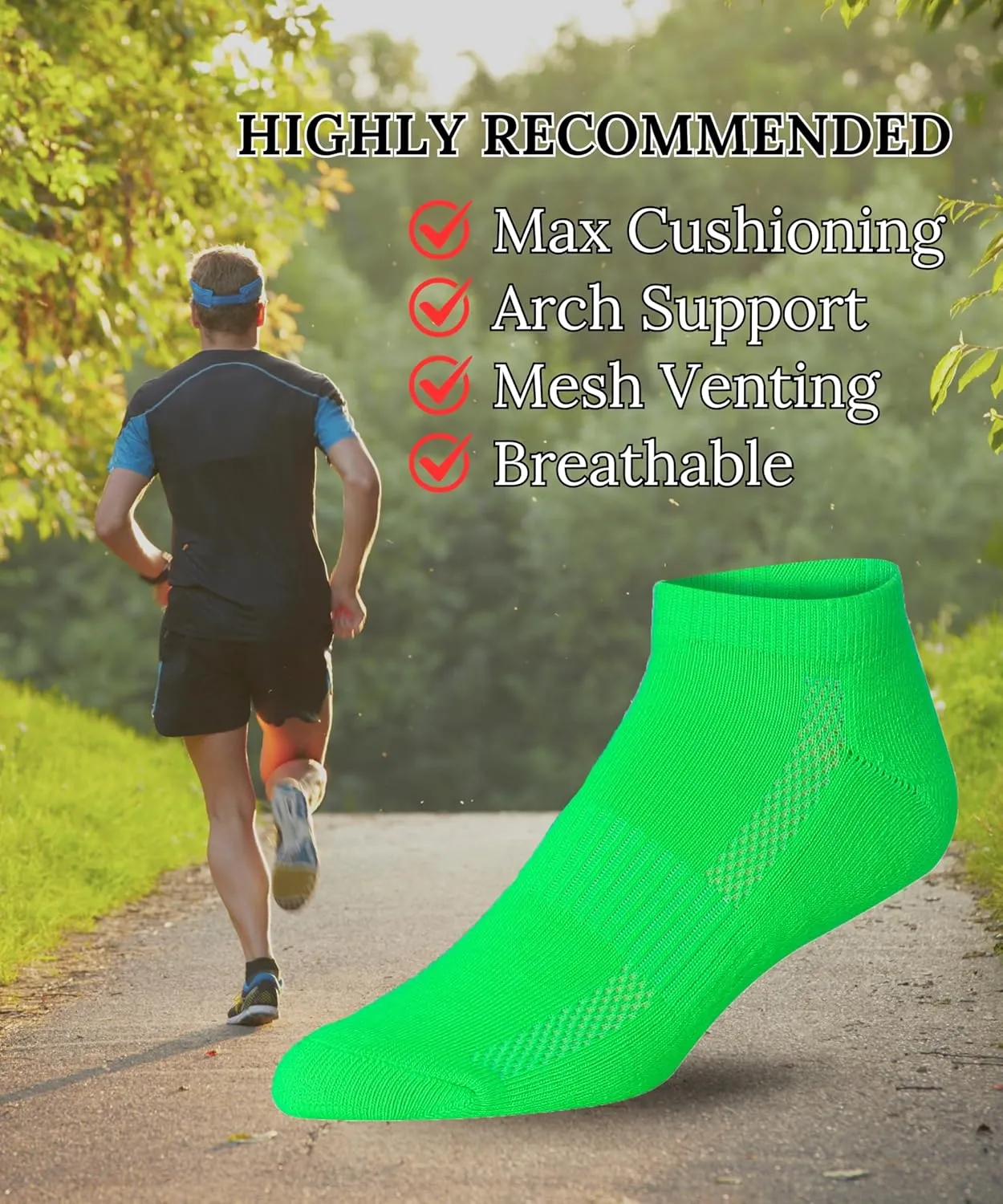 JAMES FIALLO Men's 12-Pairs Performance Low Cut Athletic Sport Socks
