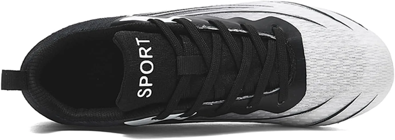 JiuQing Women's Track and Field Shoes 8 Spikes Running Sprint Sneakers Mesh Breathable Lightweight Running Racing Shoes