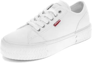 Levi's Womens Mdrn Lo Stacked Canvas Textured Casual Platform Sneaker Shoe