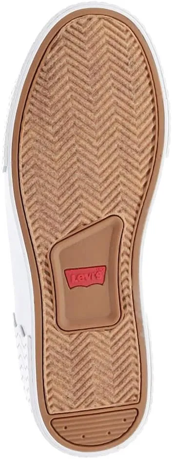 Levi's Womens Mdrn Lo Stacked Canvas Textured Casual Platform Sneaker Shoe