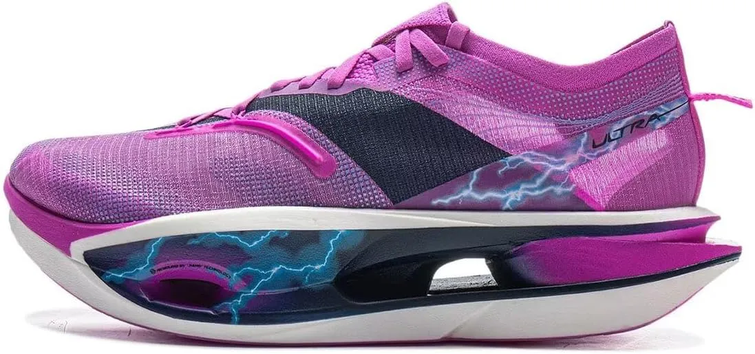 LI-NING FEIDIAN 5 Ultra Men Running Shoes Boom Fiber Reflective Lightweight Breathable Racing Sneakers ARMV005