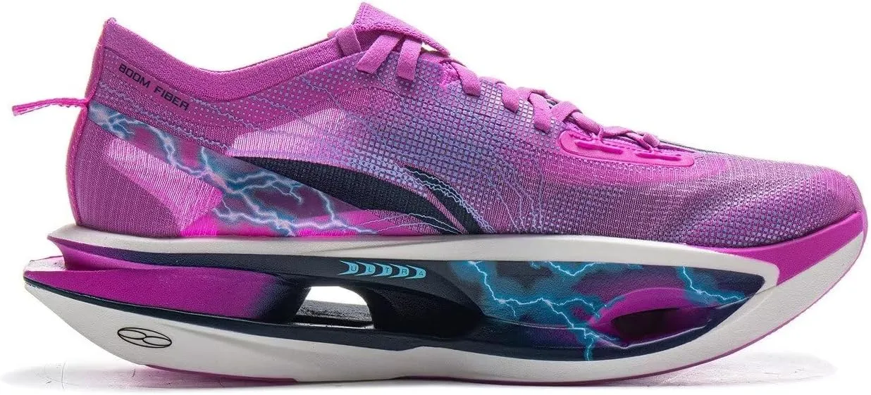 LI-NING FEIDIAN 5 Ultra Men Running Shoes Boom Fiber Reflective Lightweight Breathable Racing Sneakers ARMV005