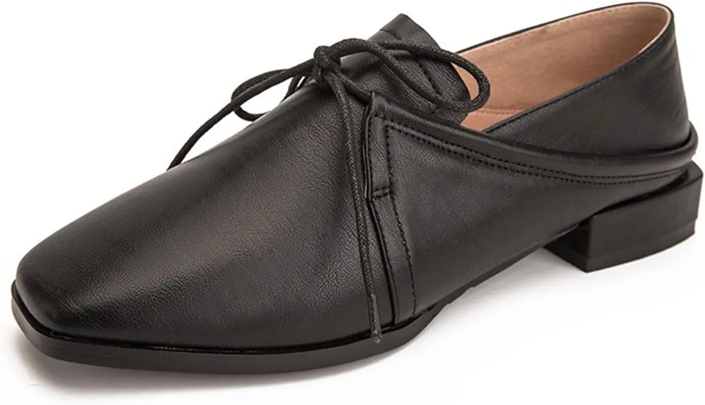 Loafers for Women Lace Up Women's Casual Flat Shoes Stylish and Comfortable Everyday Footwear