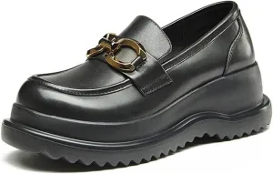 Loafers for Women Women's Casual Flat Leather Shoes Comfortable and Stylish Everyday Footwear
