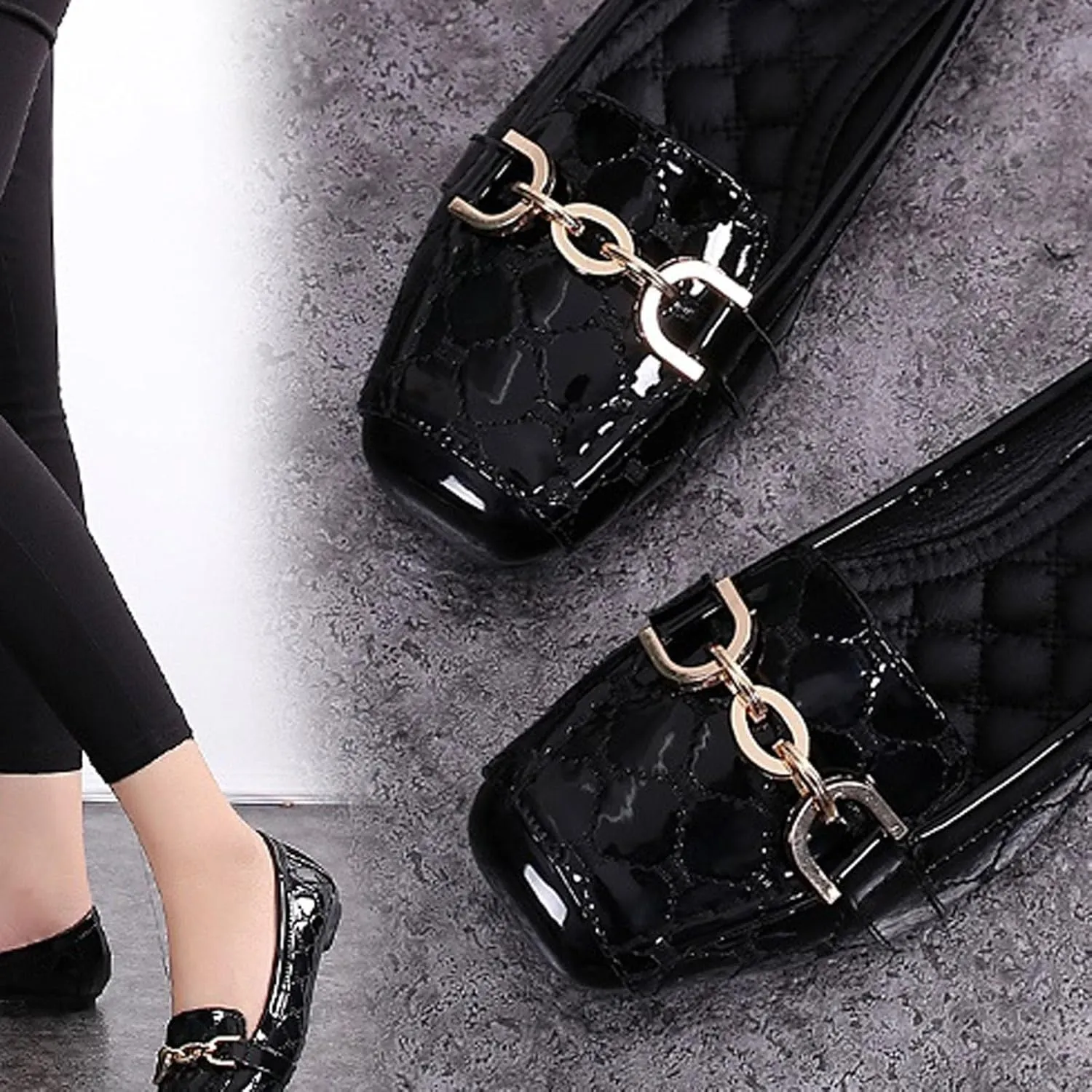 Loafers for Women Women's Casual Leather Flat Shoes Stylish and Comfortable Everyday Footwear