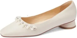 Loafers for Women Women's Pearl Flats Elegant Simple Shoes for Everyday Wear