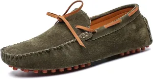 Men's Loafers Handmade Suede Driving Shoes Comfort Flats Men's Outdoor Sports Walking Shoes-Men's Shoes Large Size 5-15 US Sizes