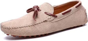 Men's Loafers Handmade Suede Driving Shoes Comfort Flats Men's Outdoor Sports Walking Shoes-Men's Shoes Large Size 5-15 US Sizes