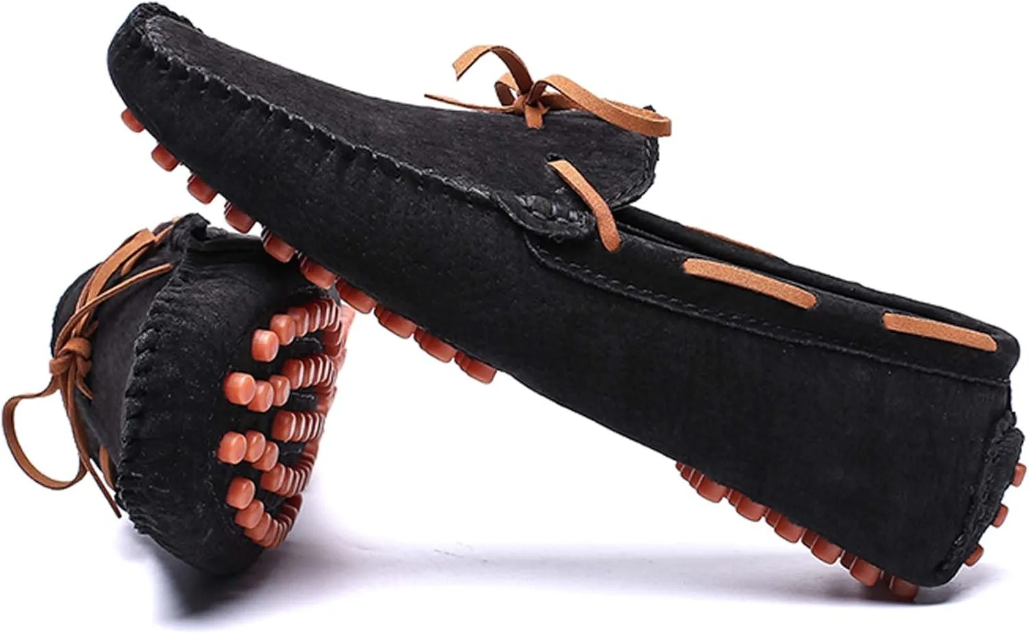 Men's Loafers Handmade Suede Driving Shoes Comfort Flats Men's Outdoor Sports Walking Shoes-Men's Shoes Large Size 5-15 US Sizes