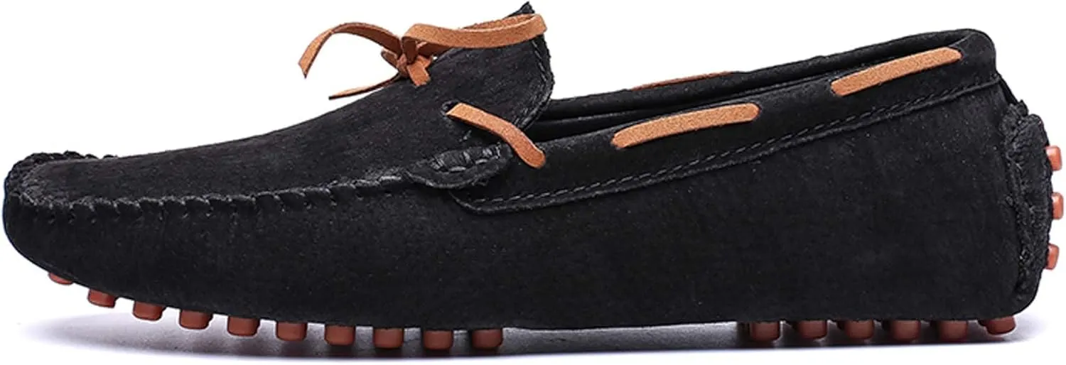 Men's Loafers Handmade Suede Driving Shoes Comfort Flats Men's Outdoor Sports Walking Shoes-Men's Shoes Large Size 5-15 US Sizes