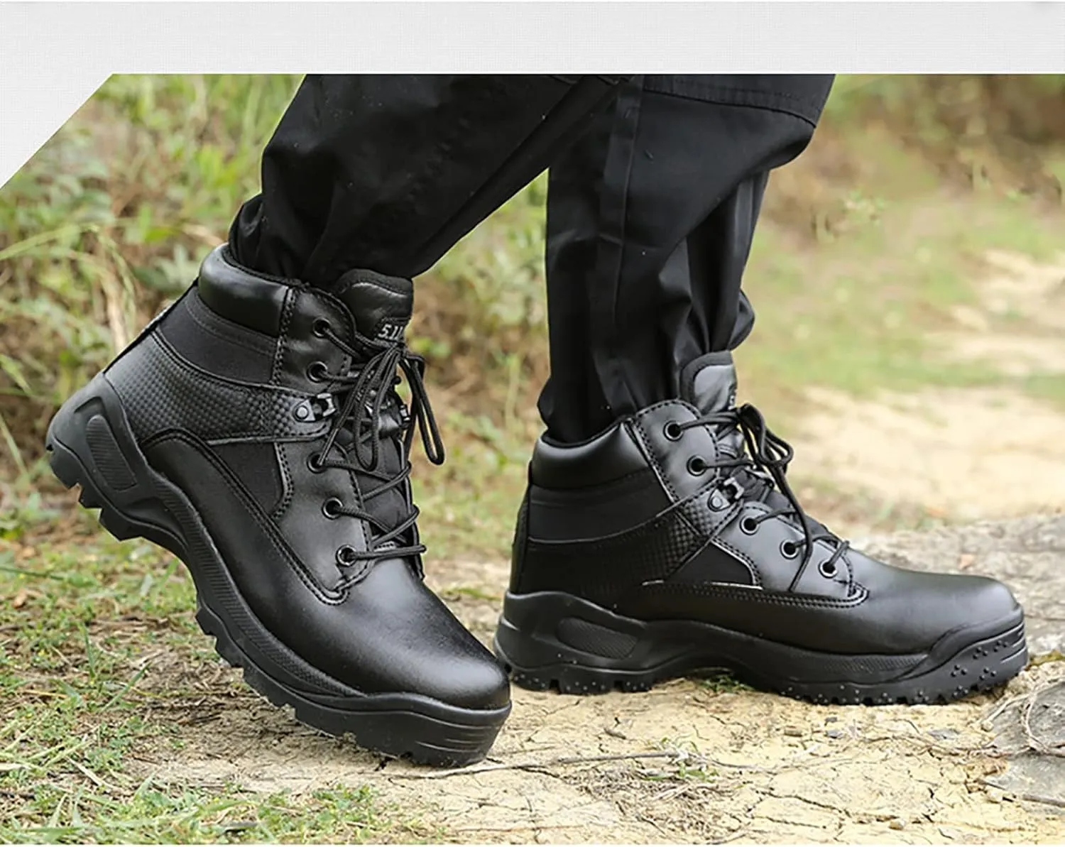 Men's Low Cut Military Boots, Non-slip Spring and Autumn Comfort Durable Combat Boots, for Men's and Women's Outdoor Wear-resistant Hiking Tactical Boots