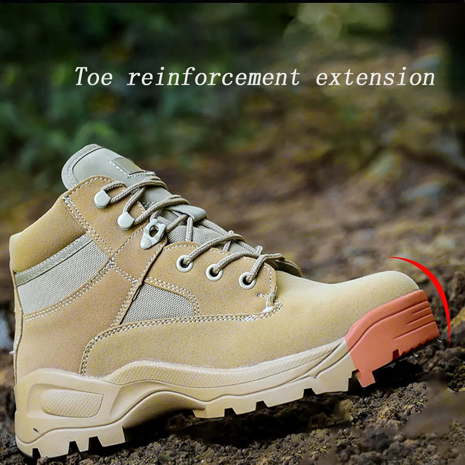 Men's Low Cut Military Boots, Non-slip Spring and Autumn Comfort Durable Combat Boots, for Men's and Women's Outdoor Wear-resistant Hiking Tactical Boots