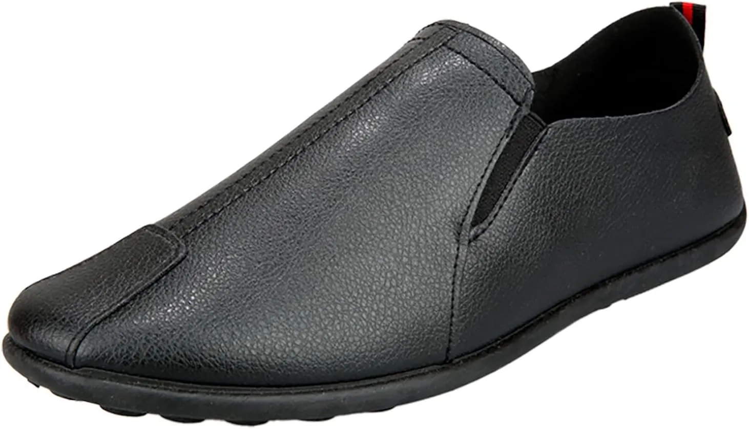Mens Slip-on Flats Loafers Casual Shoes Casual Penny Driving Loafers Comfortable Leather Stitched Slip On Boat Shoes for Men