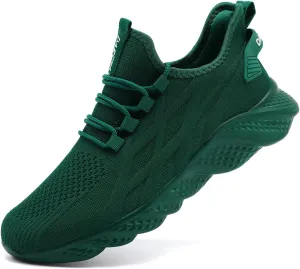 Men's Walking Running Shoes Sneakers Athletic Non Slip On Sports Tennis Fitness Shoes Casual Workout Lightweight Breathable Trainers Gym Fashion Mesh Soft Comfortable Shoe