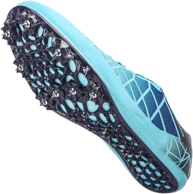 Mens Womens Boys Girls Spikes Athletics Racing Running Shoes Track and Field Sneaker …