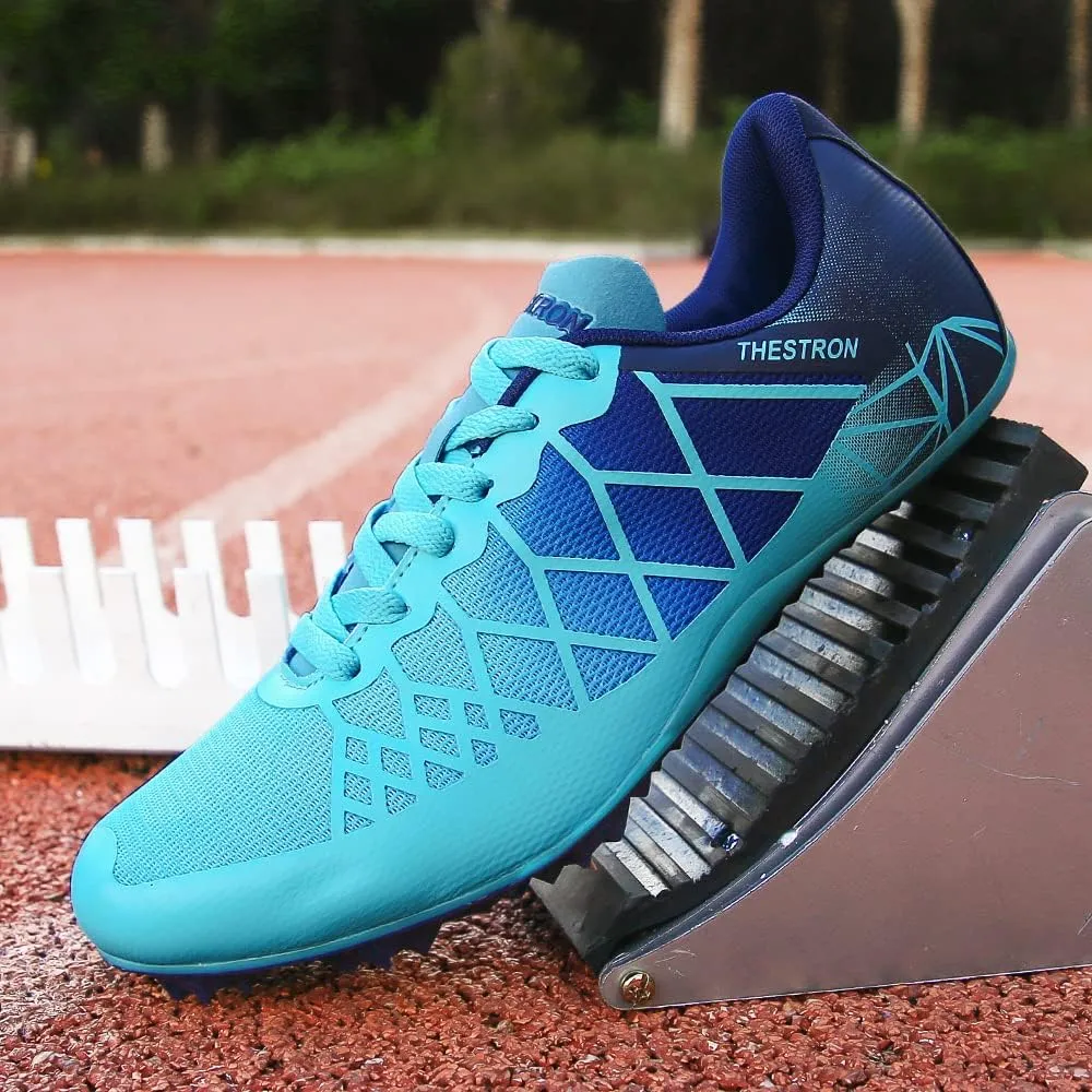 Mens Womens Boys Girls Spikes Athletics Racing Running Shoes Track and Field Sneaker …