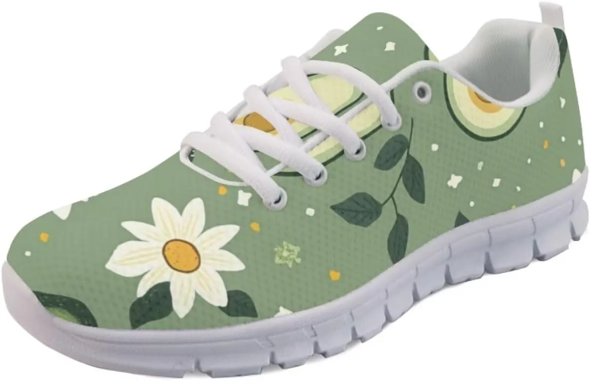 Modysero Women Running Shoes for Travel Walking Non Slip Sneakers Breathable Casual Lace Up Ladies Daily Footwear