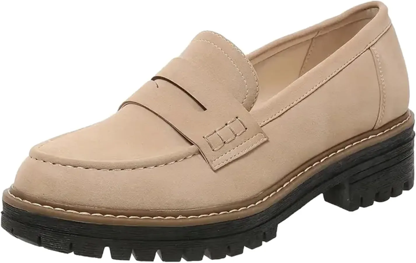 Orthoture-Orthopedic Loafers Shoes for Women 2024 Comfort Orthopedic Shoes Womens Round Toe Platform Walking Shoes,Platform Loafers,Womens Round Toe Walking Shoe, Slip on Shoes